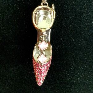 TraciLynn  28” Pink Rhinestone Stiletto Necklace